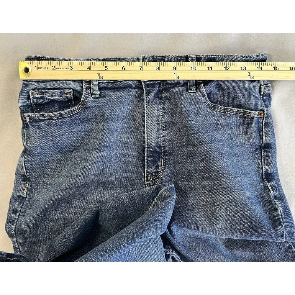 Old Navy Higher High Rise Flare‎ Sz 8 Stretch Medium Blue (29